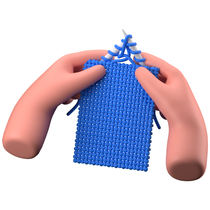 Knit 3D Icon