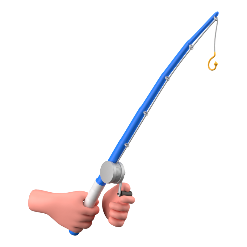 Fishing 3D Icon