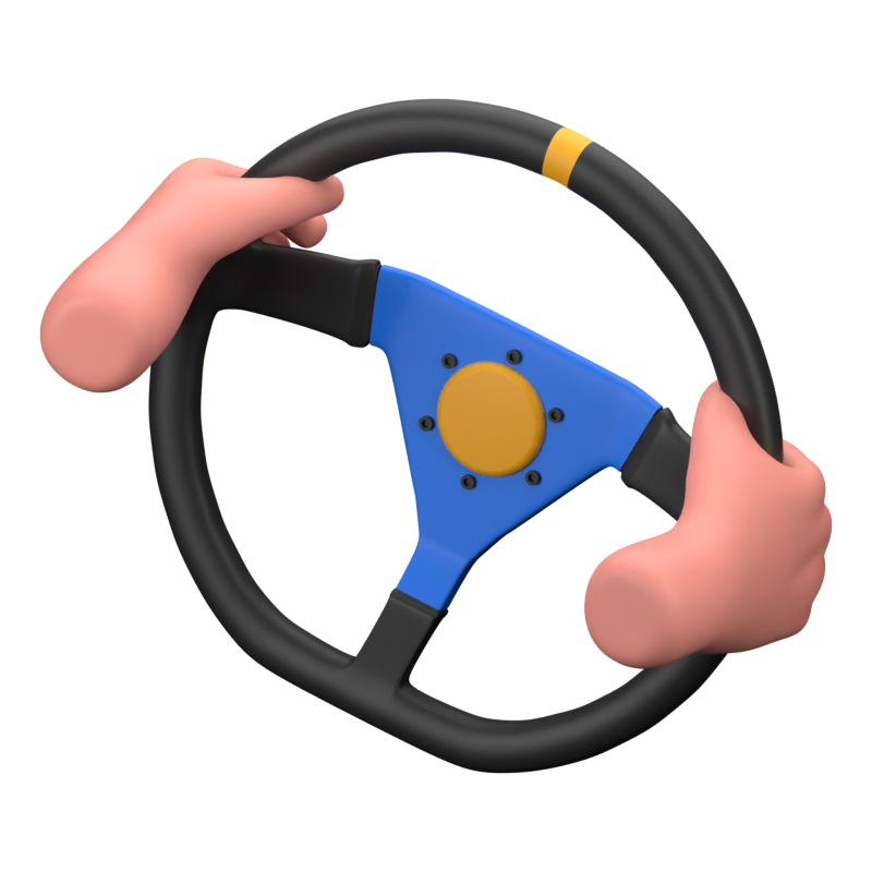 Driving 3D Icon