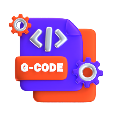 G-code File 3D Icon 3D Graphic