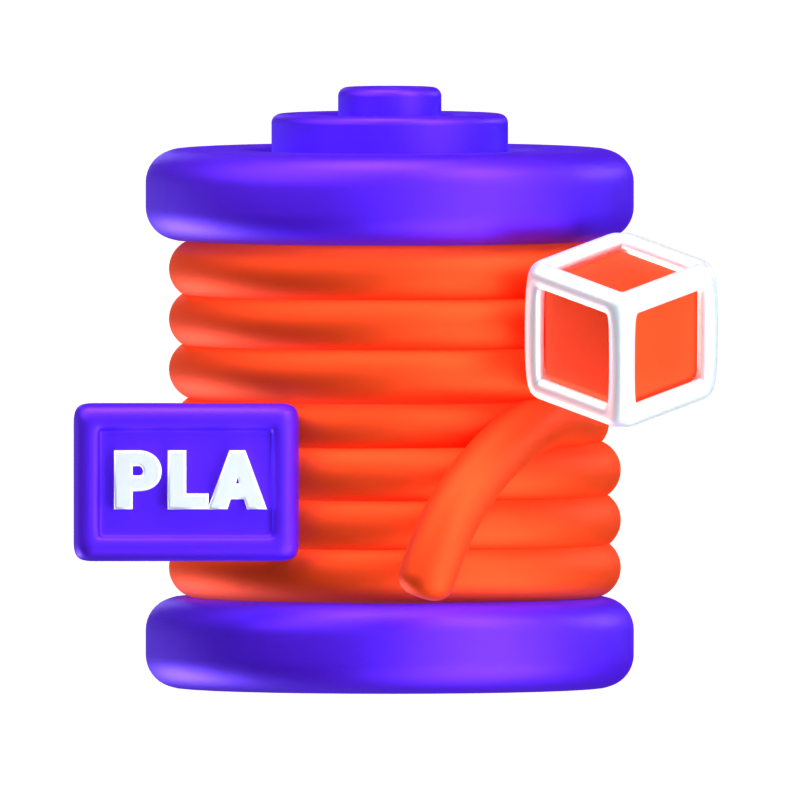 PLA 3D 아이콘