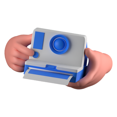 カメラ3Dアイコン 3D Graphic