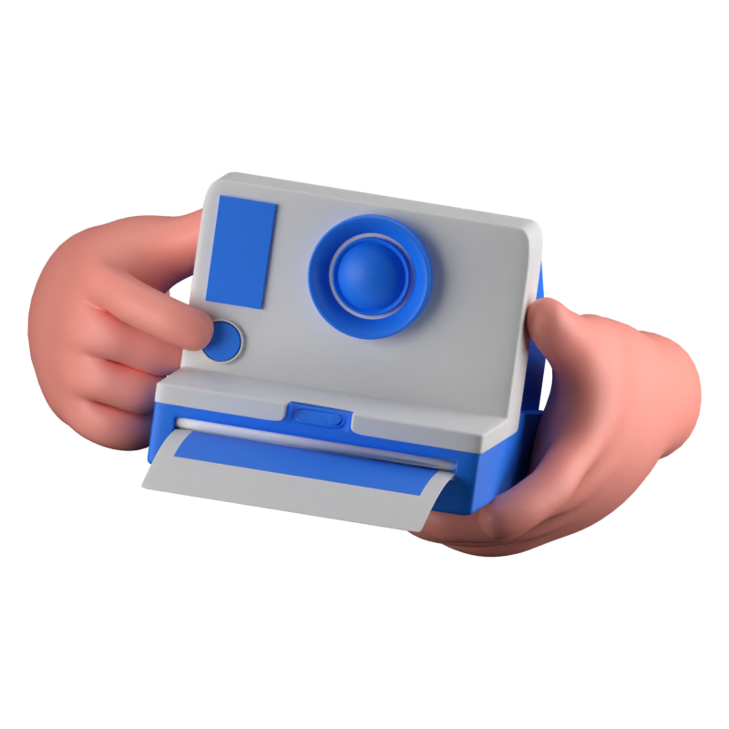 カメラ3Dアイコン 3D Graphic