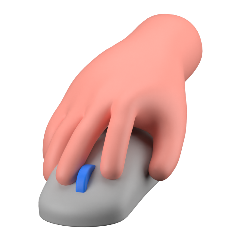 Mouse 3D Icon 3D Graphic