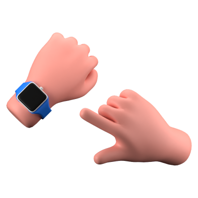 Smart Watch 3D Icon 3D Graphic