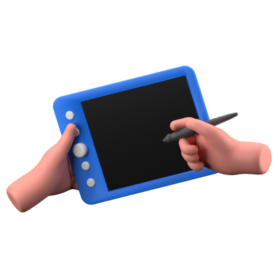 ペンタブレット3dアイコン 3D Graphic