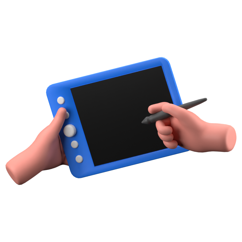 ペンタブレット3Dアイコン 3D Graphic