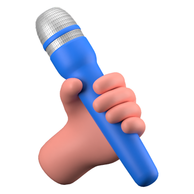 Microphone 3D Icon 3D Graphic