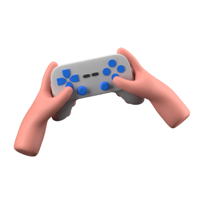 Joystick 3D-Symbol 3D Graphic