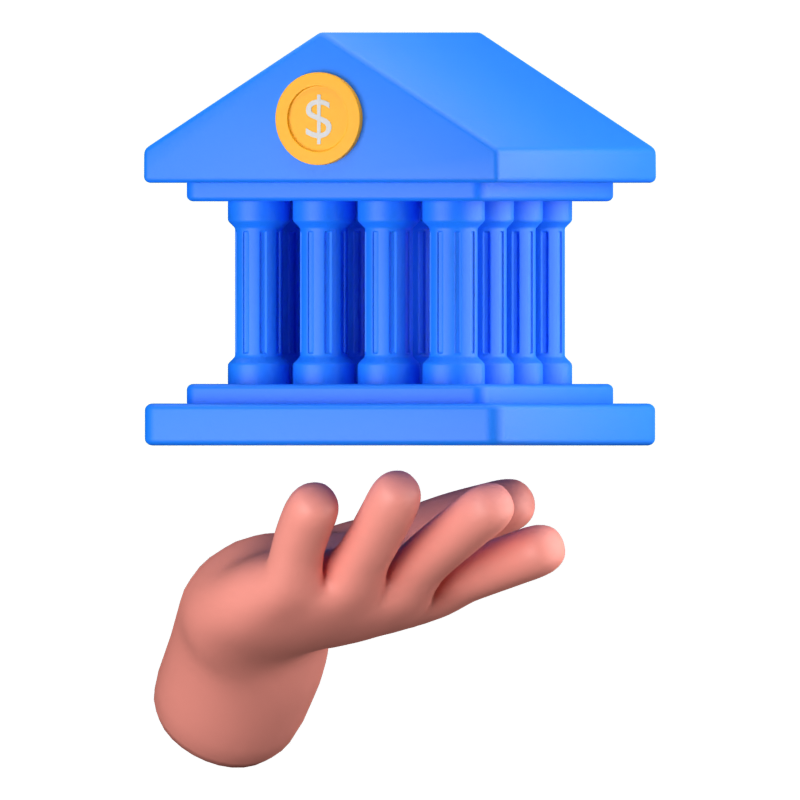 Bank 3D Icon