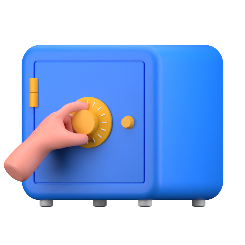 Safebox 3D Icon