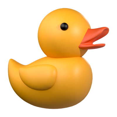 Rubber Duck 3D Icon 3D Graphic