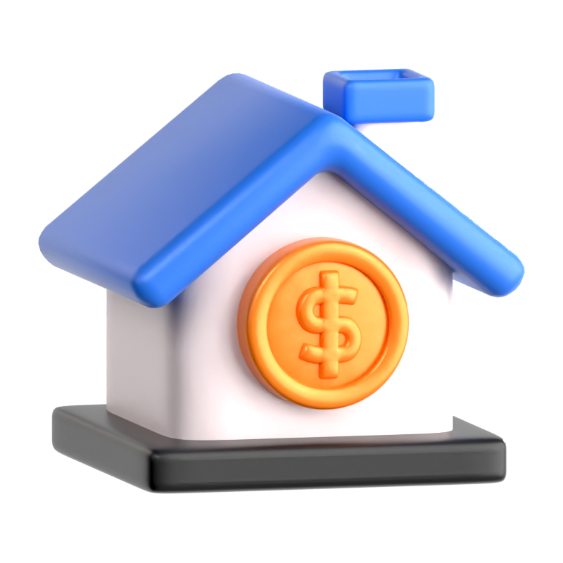 House Insurance 3D Icon