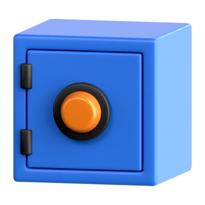 Safety Box 3D Icon 3D Graphic