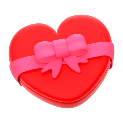 Love Gift 3D Icon 3D Graphic