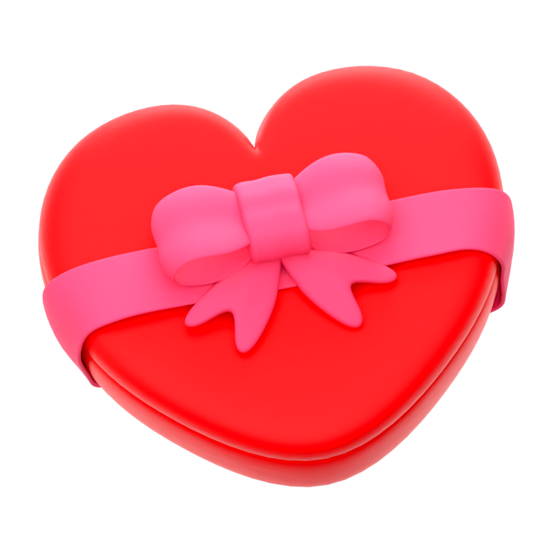 Love Gift 3D Icon 3D Graphic