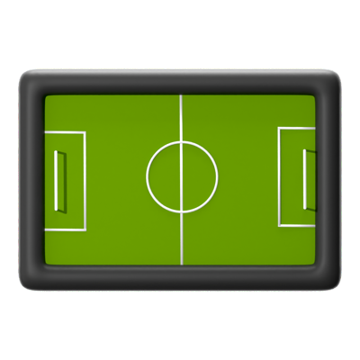 Soccer Field 3D Icon 3D Graphic