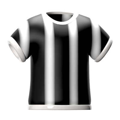 Referee Jersey 3D Icon 3D Graphic