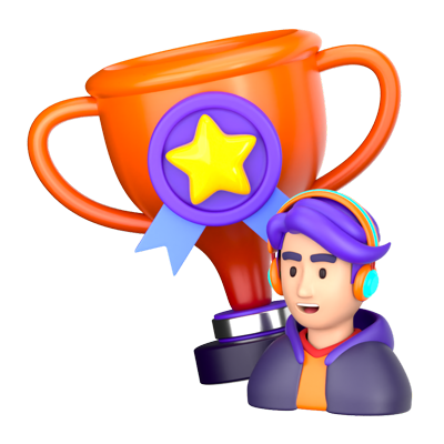 Champion 3D Icon 3D Graphic