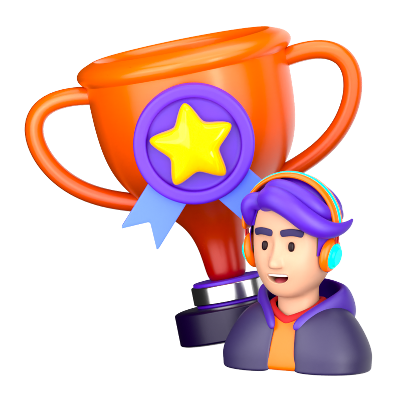 Champion 3D Icon 3D Graphic