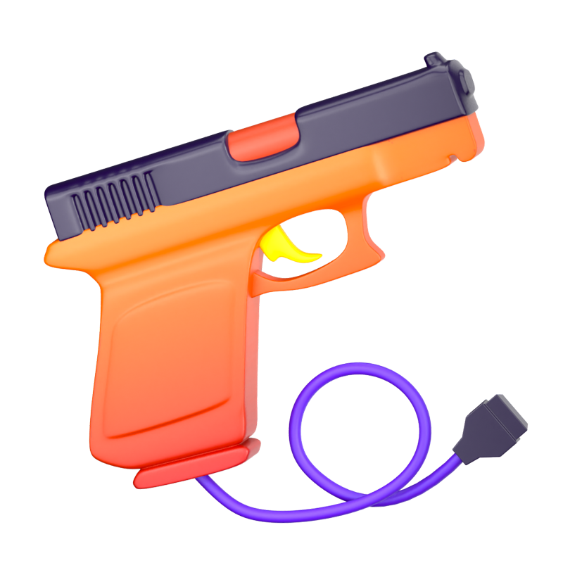 Controlador de pistola Icono 3D 3D Graphic