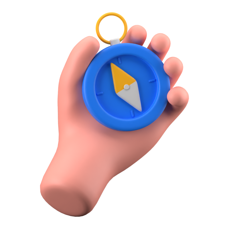 Compass 3D Icon