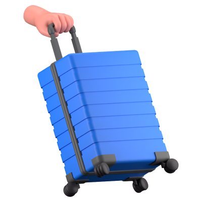 Suitcase 3D Icon 3D Graphic