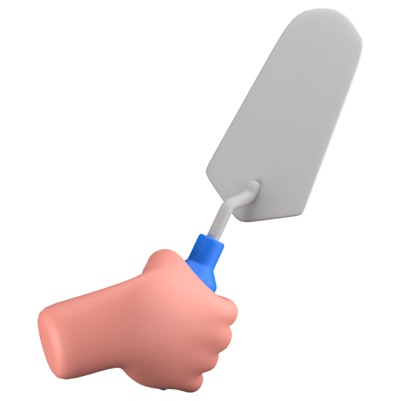 Trowel 3D Icon