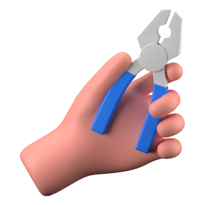 Pliers 3D Icon 3D Graphic