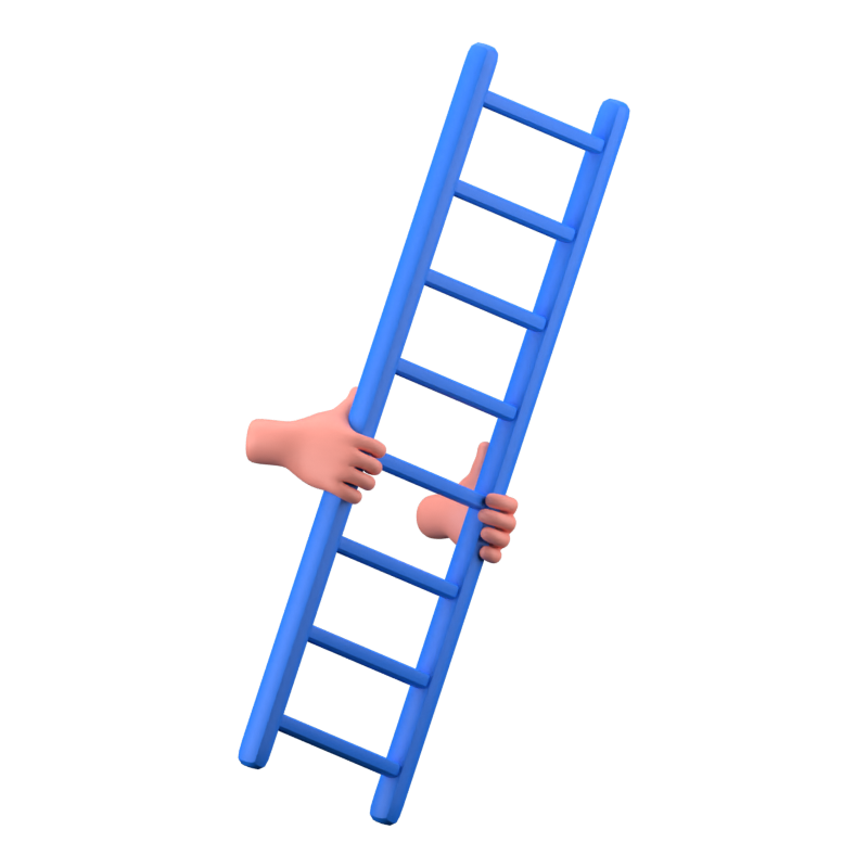 Ladder 3D Icon 3D Graphic