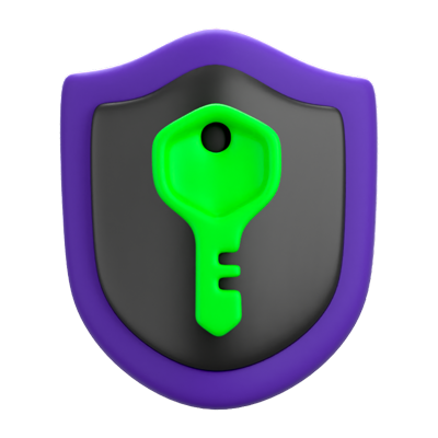 Cyber Keypass Icono 3D 3D Graphic