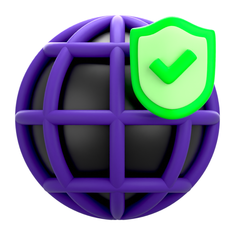 Cyber Internet 3D Icon