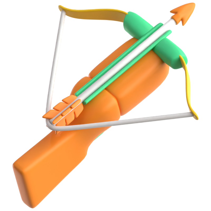 Crossbow 3D Icon 3D Graphic