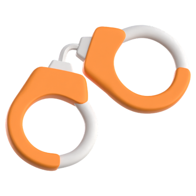 Handcuff 3D Icon 3D Graphic