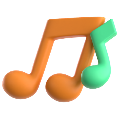 Music 3D Icon 3D Graphic