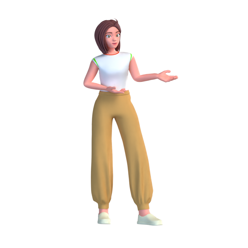 Pamela 3D Charakter