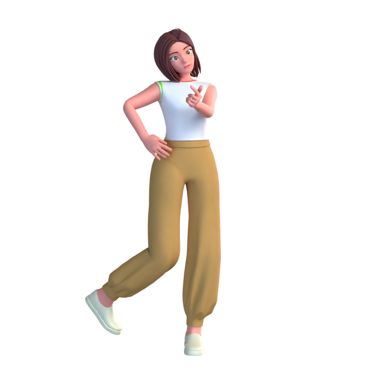 Personagem Pamela 3D 3D Graphic