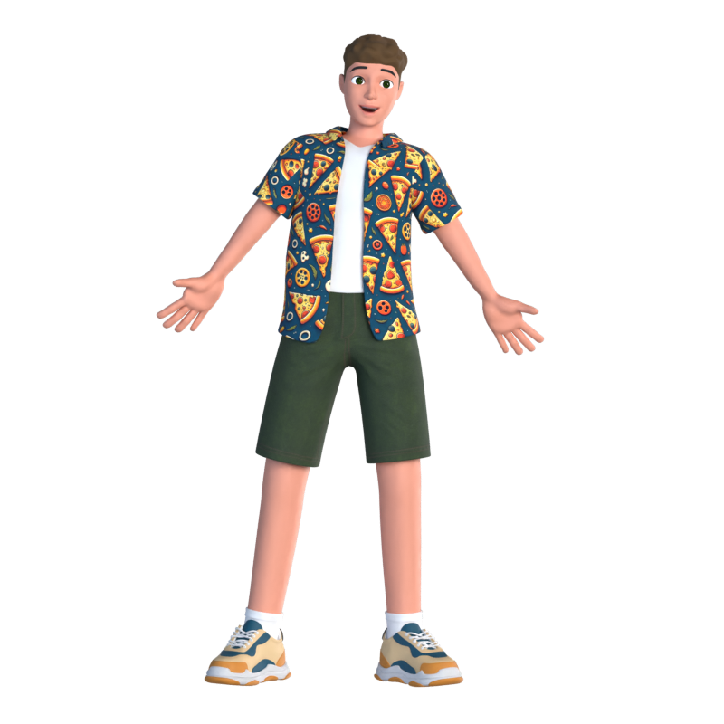 Personajes Bruce 3D 3D Graphic