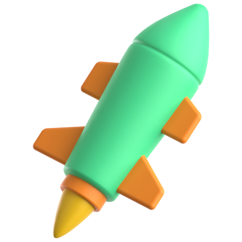 Torpedo Icono 3D 3D Graphic