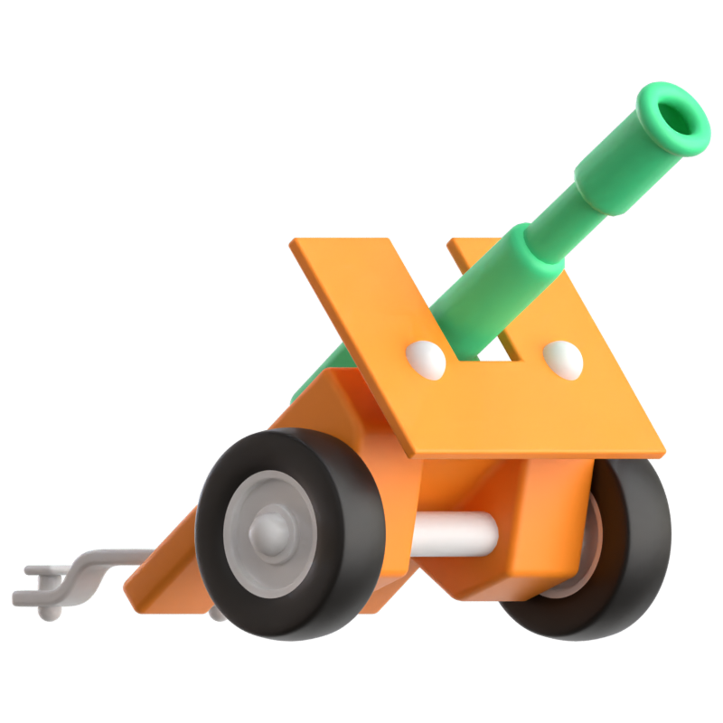 Cannon 3D Icon 3D Graphic