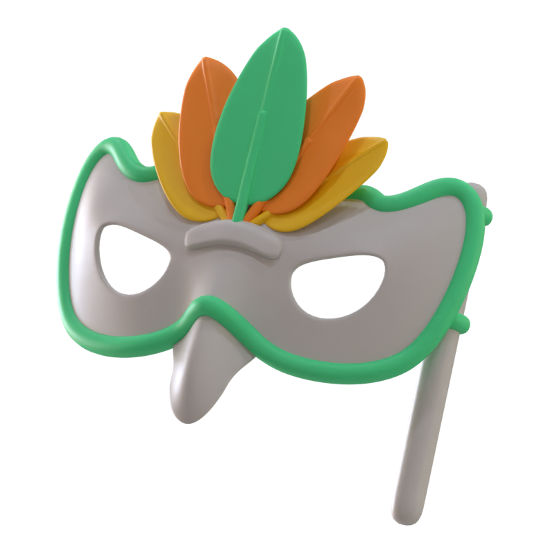 Maske 3D-Symbol 3D Graphic