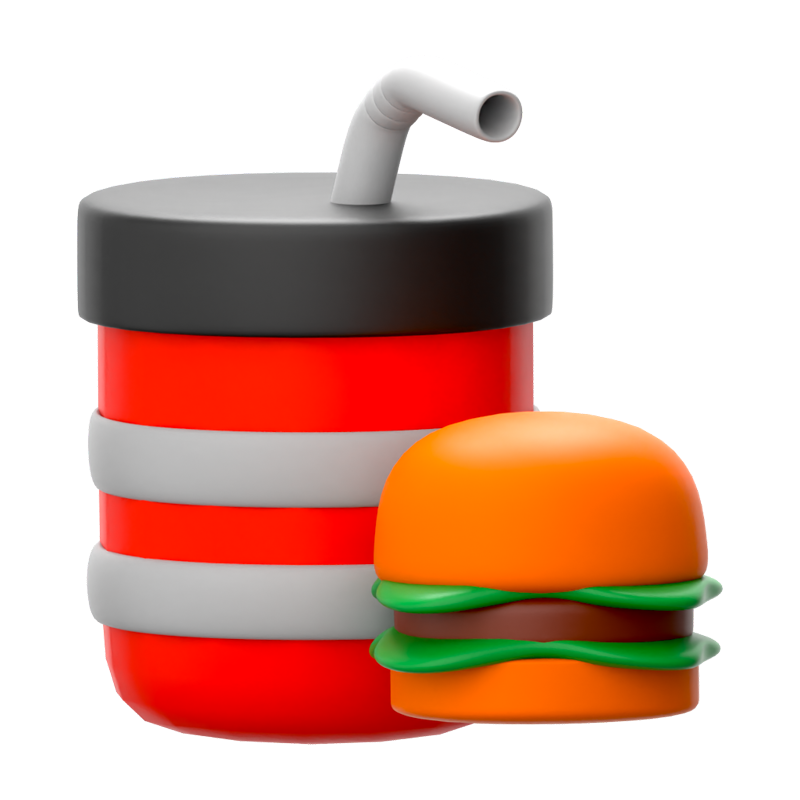 Junk Food 3D Icon