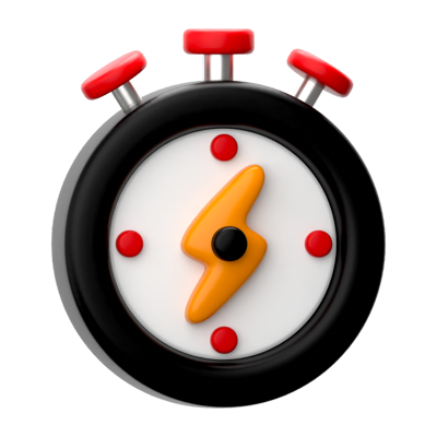 Gym Stopwatch 3D Icon 3D Graphic