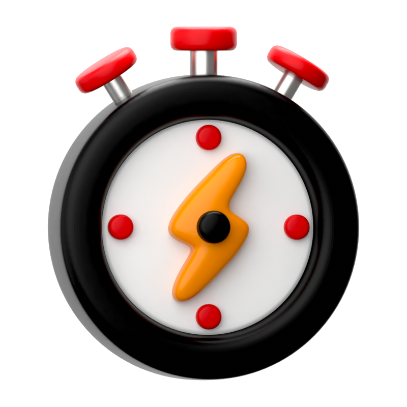 Gym Stopwatch 3D Icon 3D Graphic