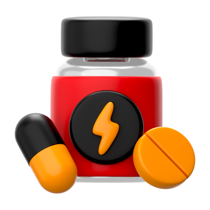 Fitnessstudio Medizin 3D Icon 3D Graphic