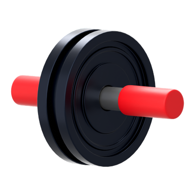 Fitnessstudio-Rolle 3D-Symbol 3D Graphic