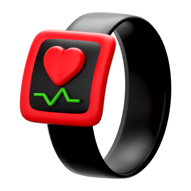 Smartwatch 3D-Symbol