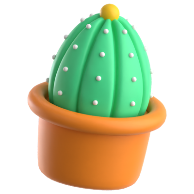 Cactus Icono 3D 3D Graphic