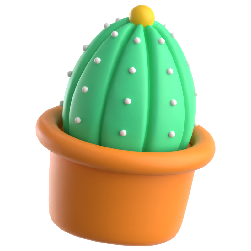 Cactus Icono 3D 3D Graphic