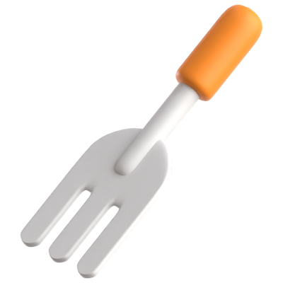 Fork 3D Icon 3D Graphic